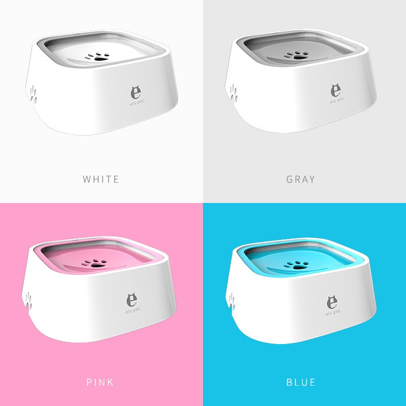 Floating Water Bowl - Mess-Free Drinking for Dogs and Cats" - Non-Spill Water Drinker with Portable Design