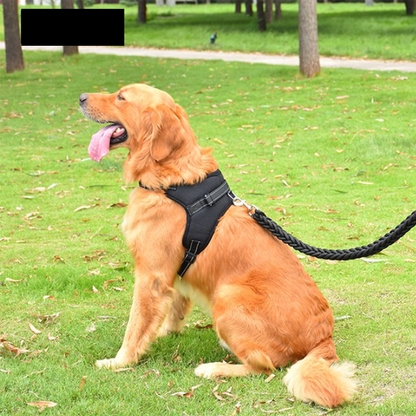 Reflective Adjustable Control Vest: No-Pull Pet Harness for Dogs