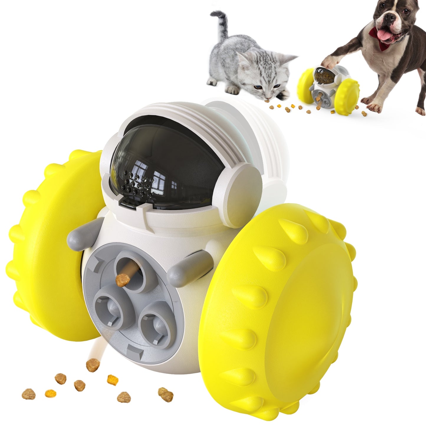 Interactive Slow Feeder Tumbler Toy: Boost Your Dog's IQ and Health with Fun and Engaging Training!