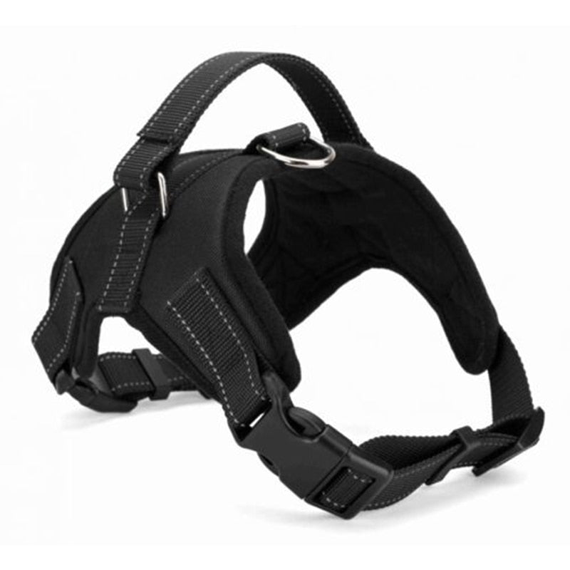 EXPAWLORER Upgraded No Pull Dog Harness with Leash Set - Adjustable  Reflective Dog Vest Harness with 3 Drings, Easy Control Handle, Hook and  Loop